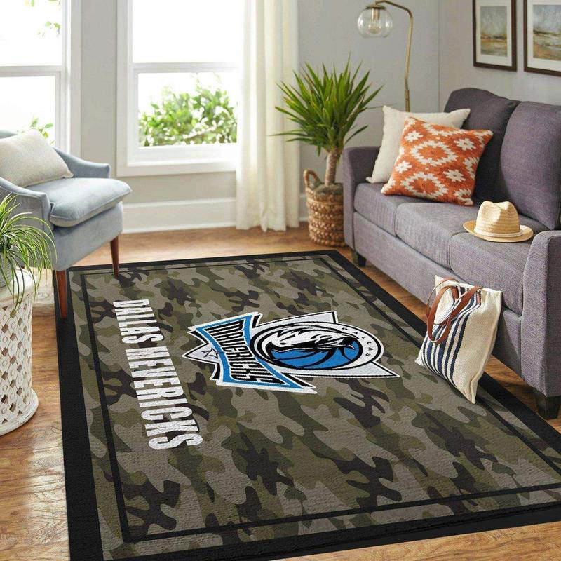 Dallas Mavericks Rug NBA Area Rug Bathroom Rug Indoor Rugs Rectangle Carpet