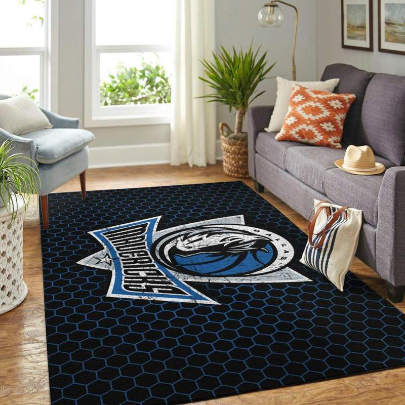 Dallas Mavericks Rug NBA Area Rug Living Room Rug Indoor Rugs Rectangle Carpet