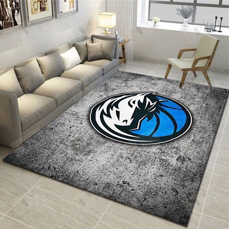 Dallas Mavericks Area Rug NBA Area Rug Bathroom Rug Indoor Rug Rectangle Carpet