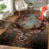 deer 10 area rug living room rug