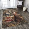 deer 8 rug living room rug