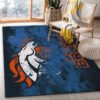 denver broncos area rug living room rug floor rug regtangle carpet home decor ver 564