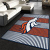 denver broncos area rug living room rug floor rug regtangle carpet home decor ver 567