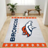 denver broncos area rug living room rug floor rug regtangle carpet home decor ver 572