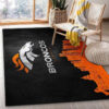 denver broncos carpet living room rug floor rug regtangle carpet home decor ver 588