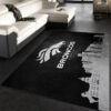 Denver Broncos Rug NFL Area Rug Dining Room Rug Indoor Rug Rectangle Carpet 4 denver broncos carpet living room rug floor rug regtangle carpet home decor ver 589