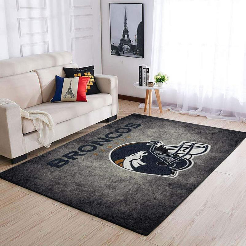 Denver Broncos Area Rug NFL Area Rug Dining Room Rugs Indoor Indoor Rugs Rectangle Carpet