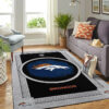 denver broncos rug bathroom rug floor rug regtangle carpet home decor ver 595