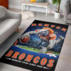 denver broncos rug bathroom rug floor rug regtangle carpet home decor ver 598