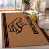 denver broncos rug bathroom rug floor rug regtangle carpet home decor ver 599