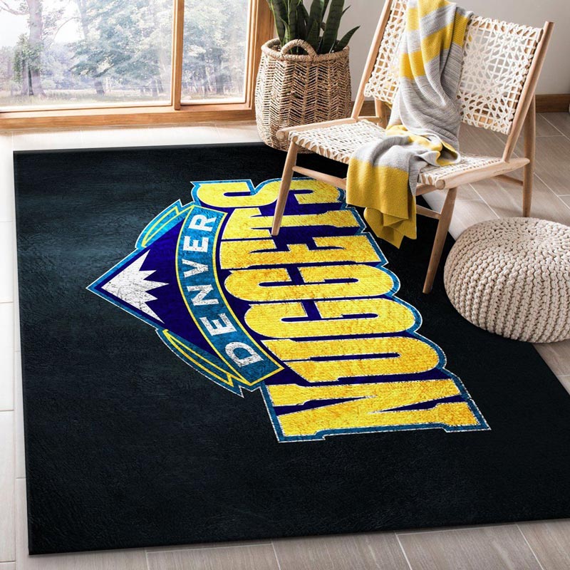 Denver Nuggets Rug NBA Area Rug Living Room Rug Indoor Rug Rectangle Carpet