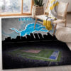 detroit lions area rug bath rug floor rug regtangle carpet home decor ver 631