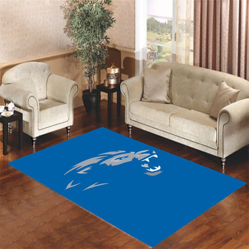Detroit Lions Area Rug NFL Area Rug Living Room Area Rug Indoor Rug Rectangle Carpet