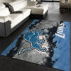 detroit lions rug bath rug floor rug regtangle carpet home decor ver 656
