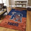 Detroit Tigers Area Rug MLB Area Rug Dining Room Rugs Indoor Rug Rectangle Carpet 3 detroit tigers rug living room carpet regtangle carpet floor decor home decor ver 99