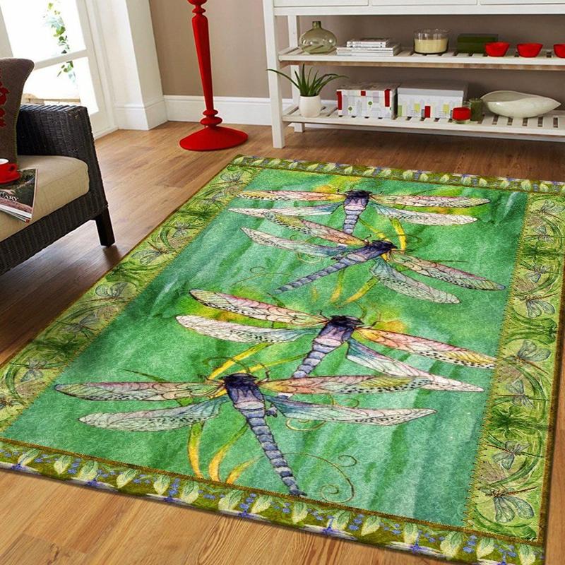 Dragonfly 3 Rug Living Room Rug