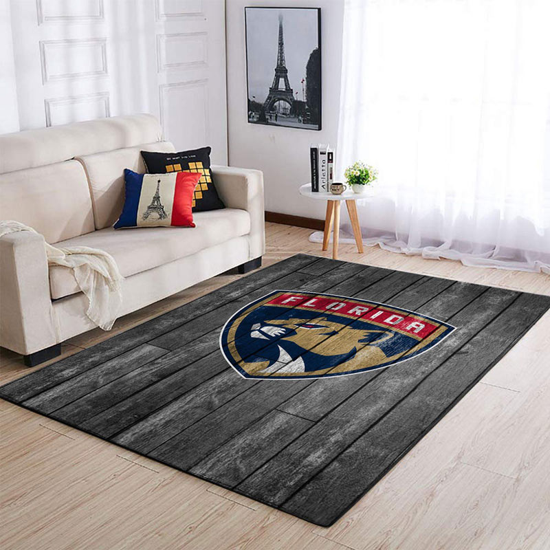 Florida Panthers Rug NHL Area Rug Living Room Area Rug Indoor Indoor Rug Rectangle Carpet