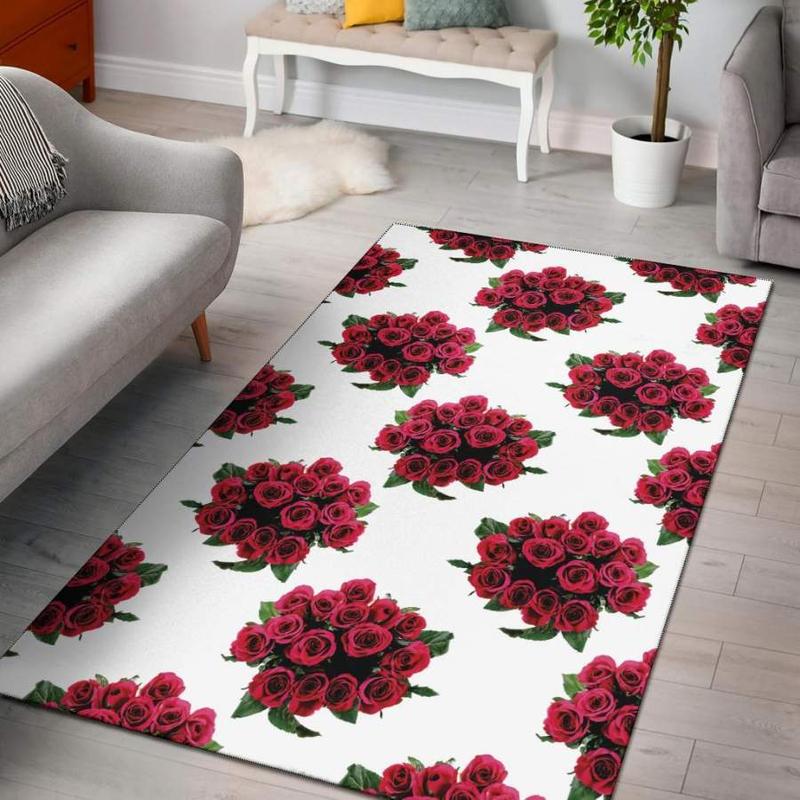 Flower 2 Rug Living Room Area Rug