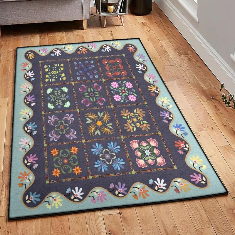 Flower Bouquet Bedroom Rugs Flower Rug