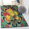 flower bouquet washable 2 area rugs flower rug