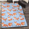 fox hunting area rugs fox snow pattern rug