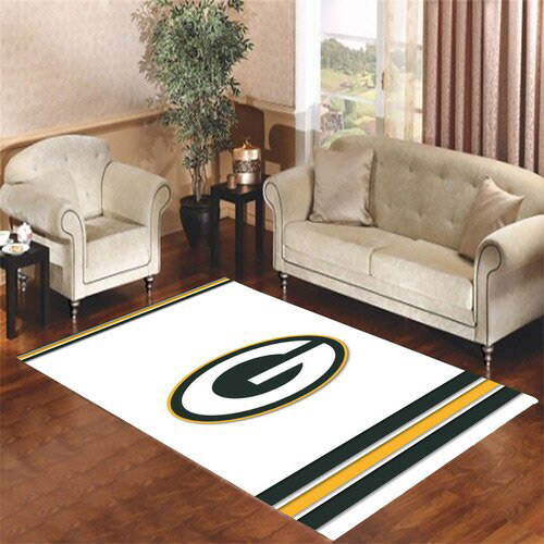 Green Bay Packers Rug NFL Area Rug Bedroom Area Rug Indoor Indoor Rug Rectangle Carpet