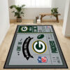 green bay packers rugs bath rug floor rug regtangle carpet home decor ver 748