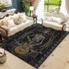 Guitar Skeleton Halloween Area Rug Area Rug Living Room Carpet 3 guitar skeleton halloween area rug area rug living room carpet