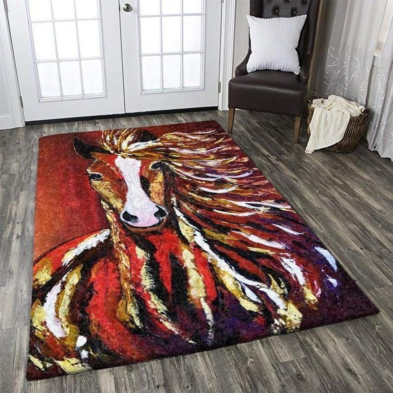 Horse 3 Rug Living Room Rug