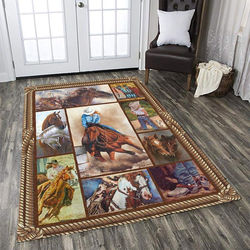 Horse 7 Rug Living Room Rug