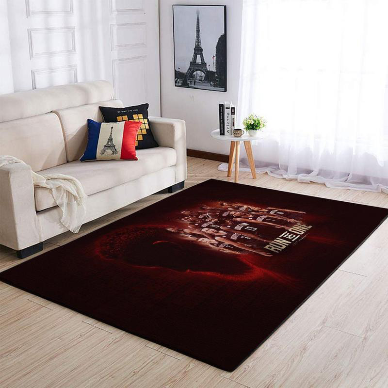 Houston Rockets Area Rug NBA Area Rug Living Room Area Rug Indoor Indoor Rug Rectangle Carpet