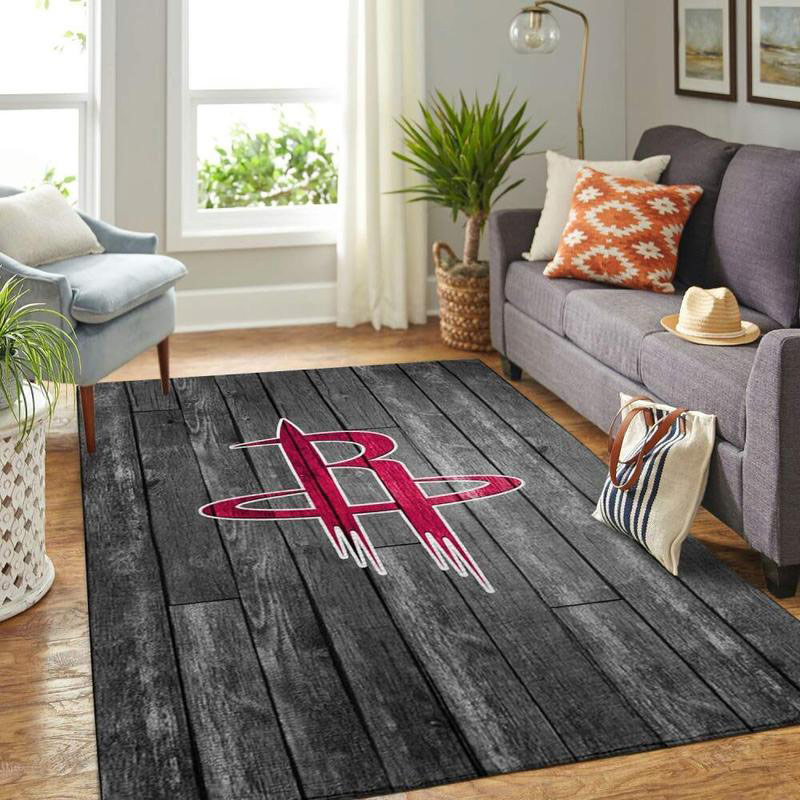 Houston Rockets Rug NBA Area Rug Bedroom Rug Indoor Indoor Rugs Rectangle Carpet