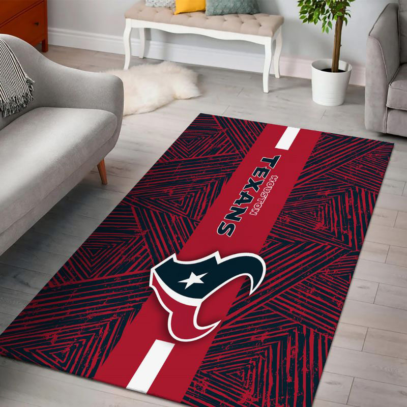 Houston Texans Rug NFL Area Rug Living Room Area Rug Indoor Rug Rectangle Carpet