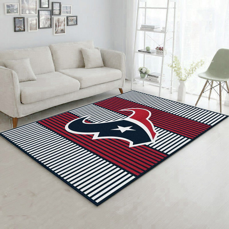 Houston Texans Rug NFL Area Rug Living Room Rug Indoor Rugs Rectangle Carpet