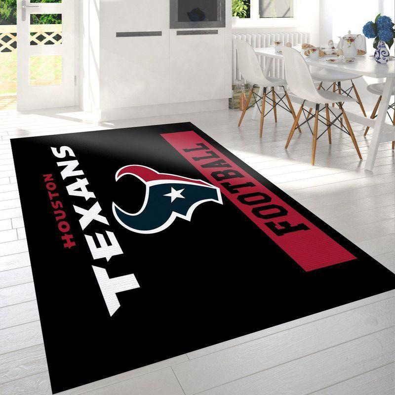 Houston Texans Area Rug NFL Area Rug Bedroom Rug Indoor Rug Rectangle Carpet