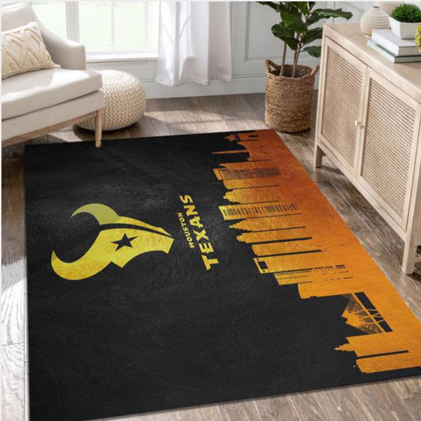 Houston Texans Area Rug NFL Area Rug Kitchen Rug Indoor Indoor Rug Rectangle Carpet