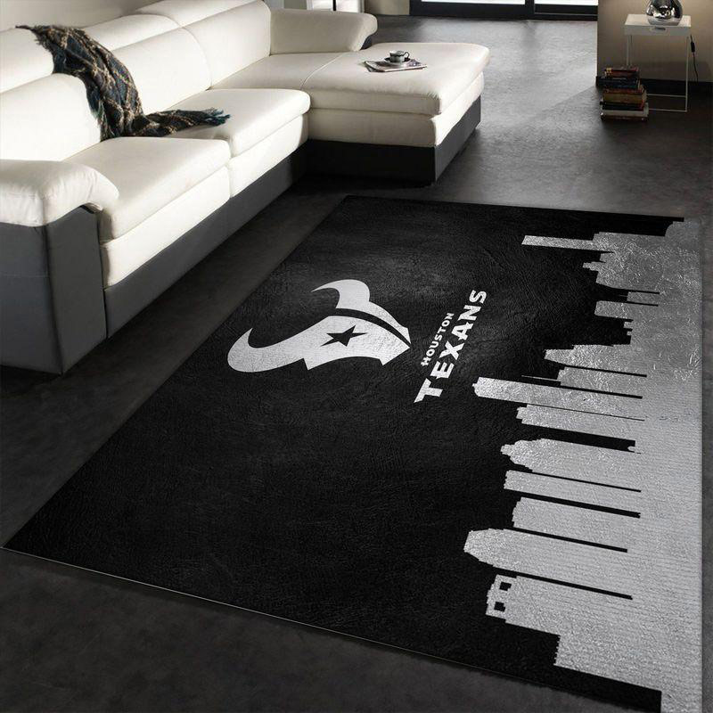 Houston Texans Rug NFL Area Rug Dining Room Rugs Indoor Rugs Rectangle Carpet