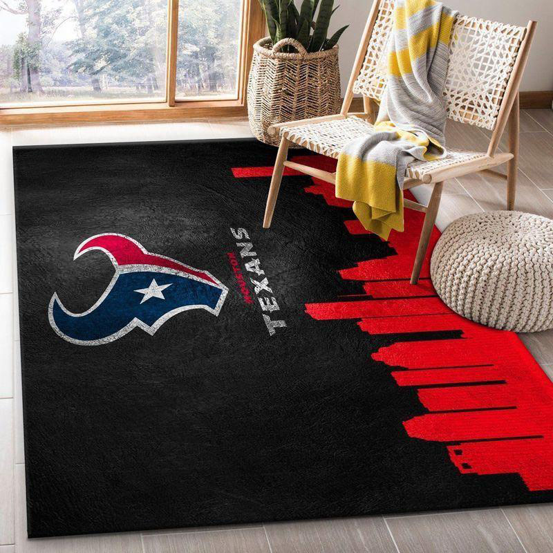 Houston Texans Rug NFL Area Rug Kitchen Rug Indoor Indoor Rug Rectangle Carpet