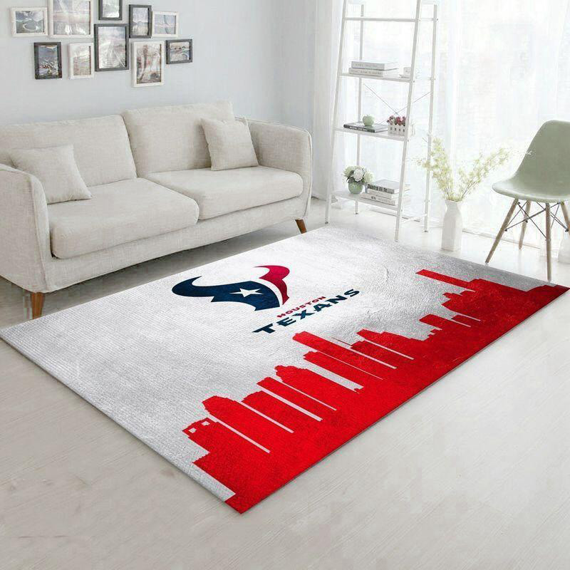 Houston Texans Rug NFL Area Rug Bedroom Area Rug Indoor Rugs Rectangle Carpet