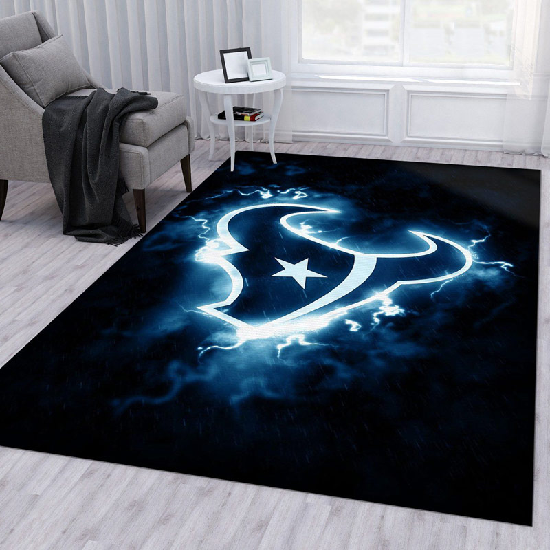 Houston Texans Rug NFL Area Rug Bathroom Rug Indoor Rug Rectangle Carpet