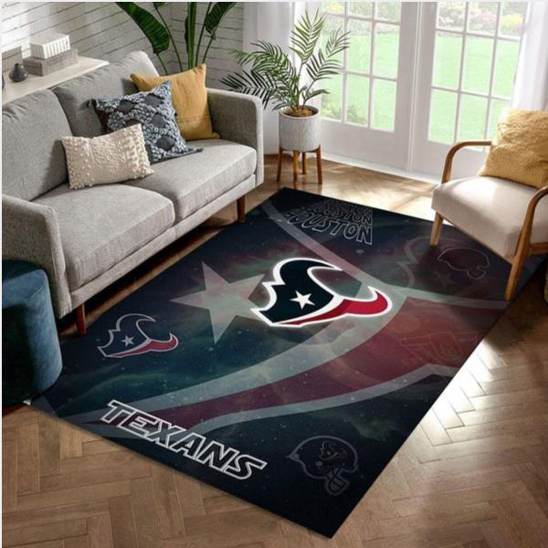 Houston Texans Area Rug NFL Area Rug Bathroom Rug Indoor Rugs Rectangle Carpet