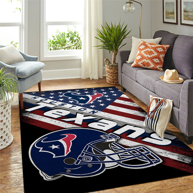 Houston Texans Area Rug NFL Area Rug Kitchen Rug Indoor Indoor Rug Rectangle Carpet