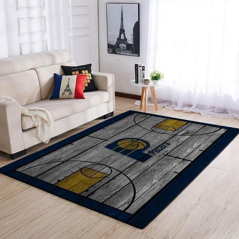 Indiana Pacers Rug NBA Area Rug Bathroom Rugs Indoor Rug Rectangle Carpet