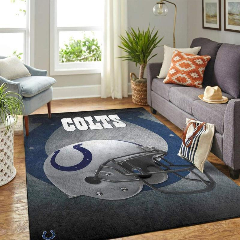 Indianapolis Colts Rug NFL Area Rug Kitchen Rug Indoor Rug Rectangle Carpet