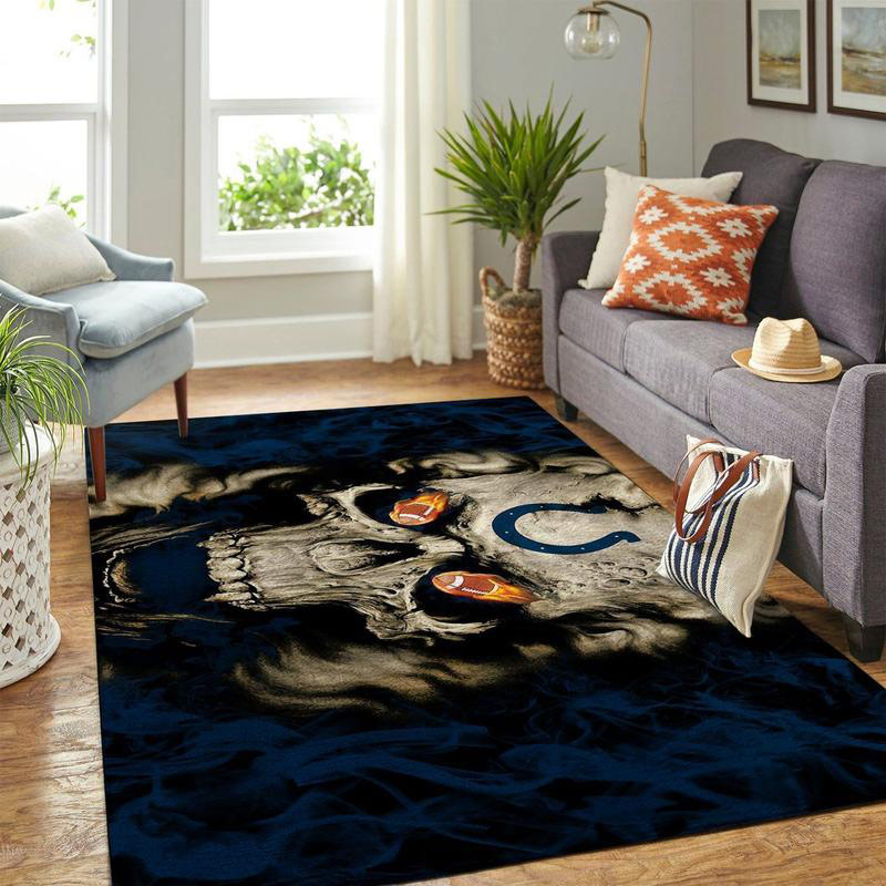 Indianapolis Colts Rug NFL Area Rug Living Room Rug Indoor Indoor Rug Rectangle Carpet