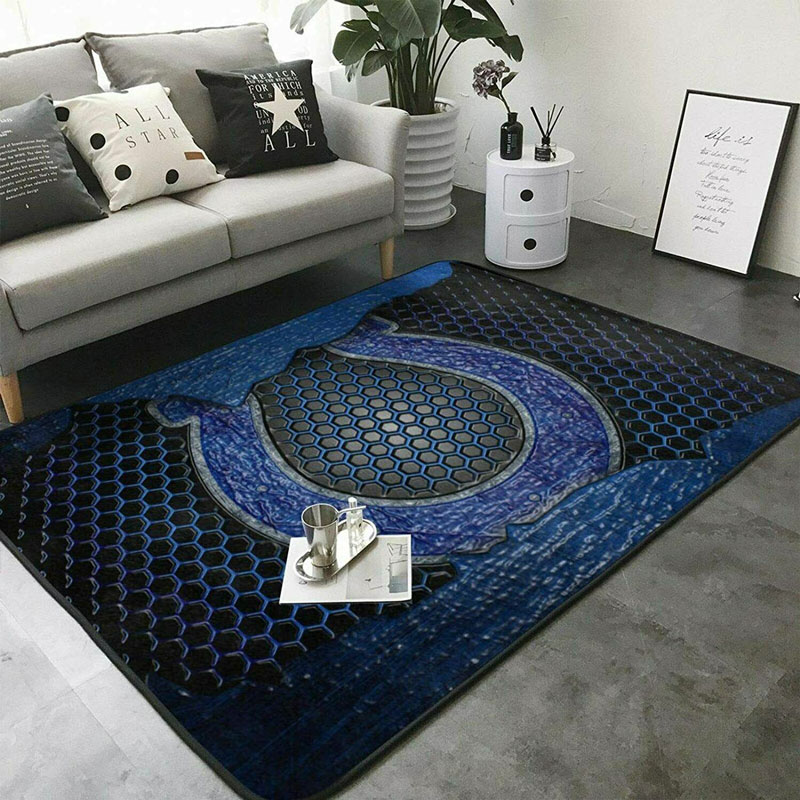 Indianapolis Colts Area Rug NFL Area Rug Living Room Rug Indoor Rug Rectangle Carpet