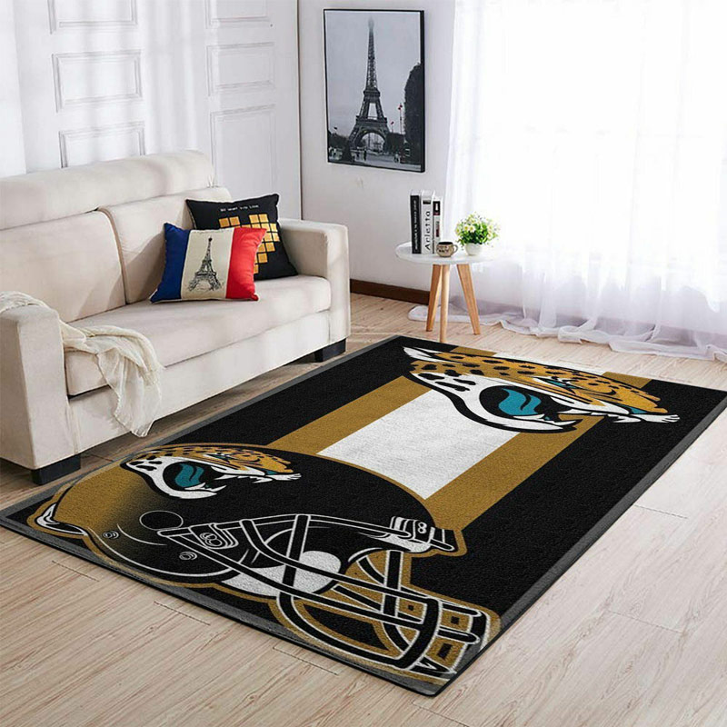 Jacksonville Jaguars Area Rug NFL Area Rug Kitchen Rug Indoor Indoor Rug Rectangle Carpet