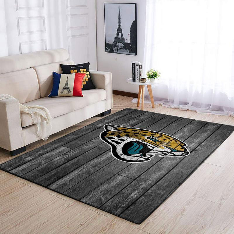 Jacksonville Jaguars Area Rug NFL Area Rug Living Room Area Rug Indoor Rugs Rectangle Carpet