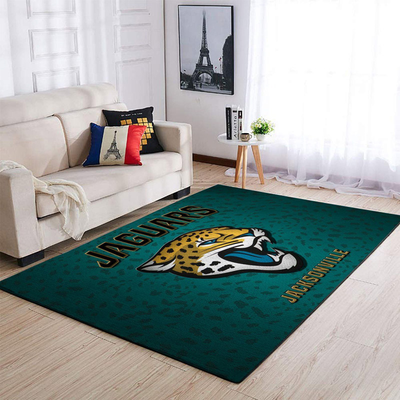 Jacksonville Jaguars Rug NFL Area Rug Living Room Area Rug Indoor Rug Rectangle Carpet