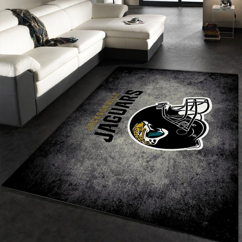 Jacksonville Jaguars Rug NFL Area Rug Dining Room Rugs Indoor Indoor Rugs Rectangle Carpet